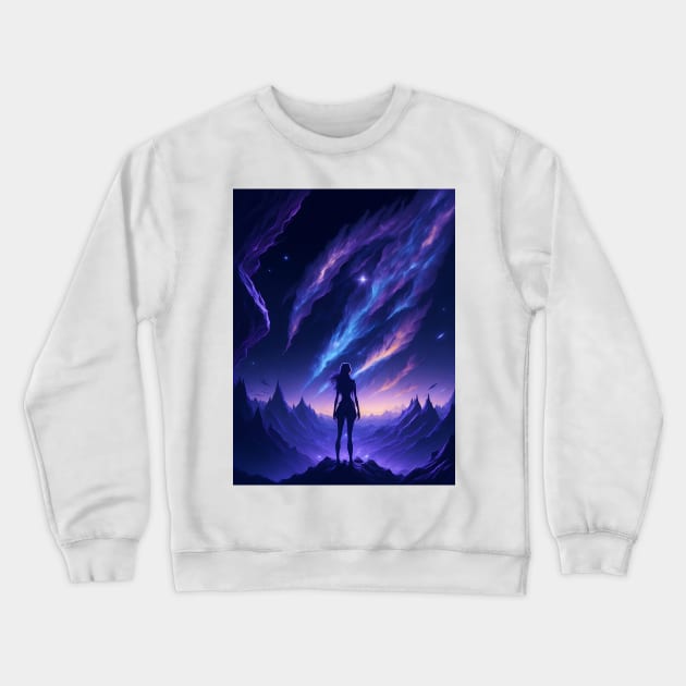 StarGazing Crewneck Sweatshirt by Fanbros_art